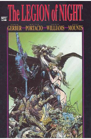 The Legion of Night 1 published by Marvel with cover art by Whilce Portacio