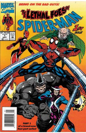 Lethal Foes of Spider-Man 1 (Newsstand) published by Marvel with cover art by Scott McDaniel