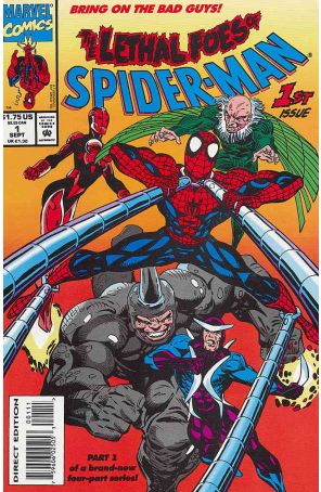 Lethal Foes of Spider-Man 1 published by Marvel with cover art by Scott McDaniel