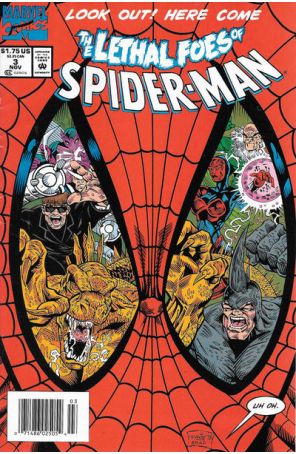 Lethal Foes of Spider-Man 3 (Newsstand) published by Marvel with cover art by David Boller