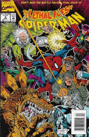 Lethal Foes of Spider-Man 4 (Newsstand) published by Marvel with cover art by David Boller