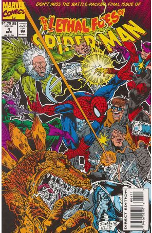 Lethal Foes of Spider-Man 4 published by Marvel with cover art by David Boller