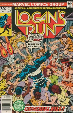 Logan's Run (Marvel) 2 published by Marvel with cover art by George Pérez