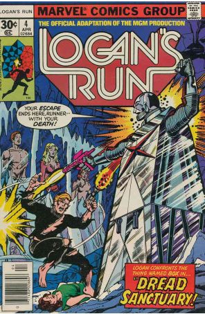 Logan's Run (Marvel) 4 published by Marvel with cover art by George Pérez