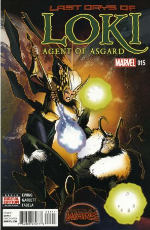 Loki: Agent of Asgard 15 published by Marvel with cover art by Lee Garbett