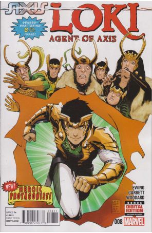 Loki: Agent of Asgard 8 published by Marvel with cover art by Lee Garbett