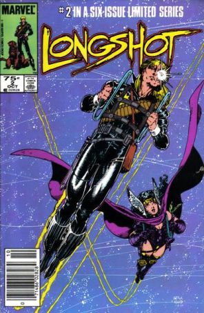 Longshot 2 (Newsstand) published by Marvel with cover art by Arthur Adams