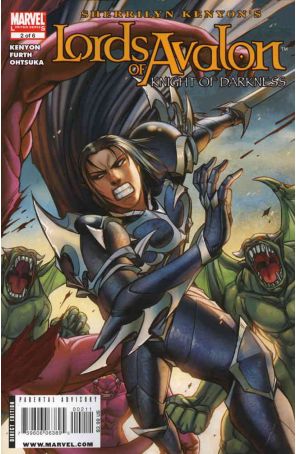 Lords of Avalon: Knight of Darkness 2 published by Marvel with cover art by Tommy Ohtsuka