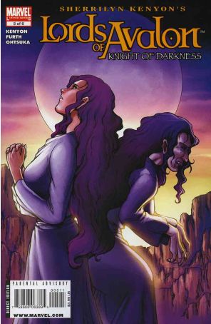Lords of Avalon: Knight of Darkness 5 published by Marvel with cover art by Tommy Ohtsuka