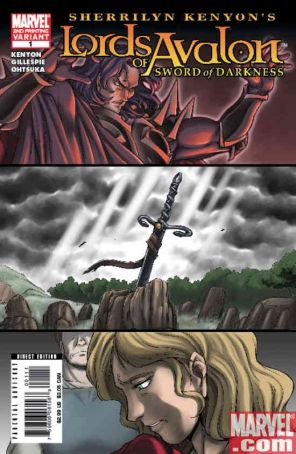 Lords of Avalon: Sword of Darkness 1 (2nd) published by Marvel with cover art by Tommy Ohtsuka