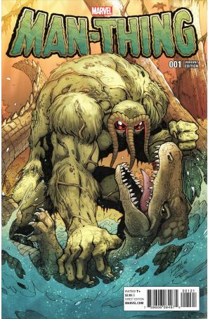 Man-Thing (5th Series) 1D published by Marvel with cover art by Ron Lim