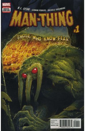 Man-Thing (5th Series) 1 published by Marvel with cover art by Tyler Crook