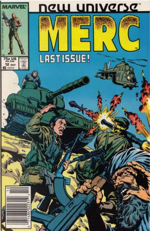 Mark Hazzard: Merc 12 (Newsstand) published by Marvel