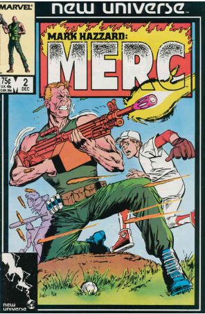 Mark Hazzard: Merc 2 published by Marvel with cover art by John Buscema