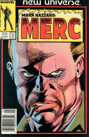 Mark Hazzard: Merc 3 (Newsstand) published by Marvel with cover art by John Buscema
