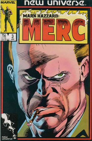 Mark Hazzard: Merc 3 published by Marvel with cover art by John Buscema
