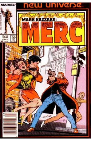 Mark Hazzard: Merc 4 (Newsstand) published by Marvel