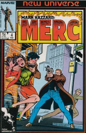 Mark Hazzard: Merc 4 published by Marvel