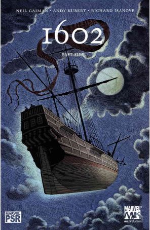 Marvel 1602 5 published by Marvel with cover art by Scott McKowen