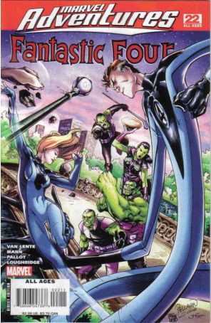 Marvel Adventures Fantastic Four 22 published by Marvel with cover art by Carlo Pagulayan