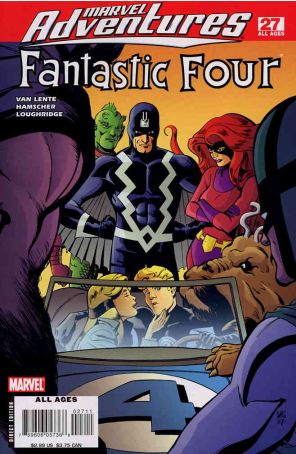Marvel Adventures Fantastic Four 27 published by Marvel with cover art by Paul Smith