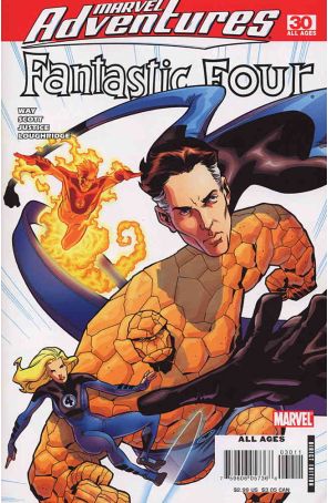Marvel Adventures Fantastic Four 30 published by Marvel with cover art by Leonard Kirk