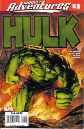 Marvel Adventures Hulk 1 published by Marvel with cover art by Carlo Pagulayan