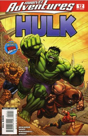 Marvel Adventures Hulk 12 published by Marvel with cover art by David Nakayama