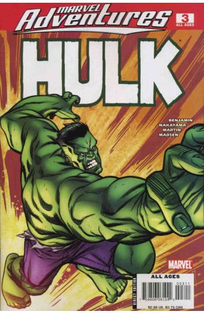 Marvel Adventures Hulk 3 published by Marvel with cover art by David Williams