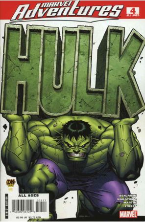 Marvel Adventures Hulk 4 published by Marvel with cover art by David Williams