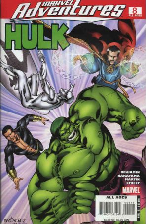 Marvel Adventures Hulk 8 published by Marvel with cover art by Juan Santacruz
