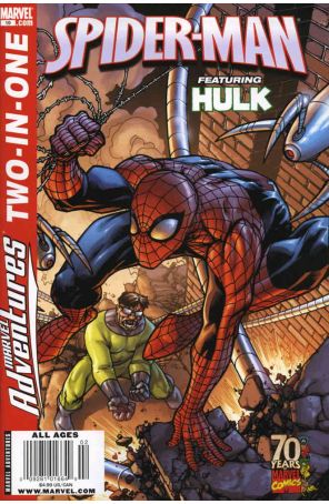 Marvel Adventures Two-in-One 19 published by Marvel with cover art by Zach Howard