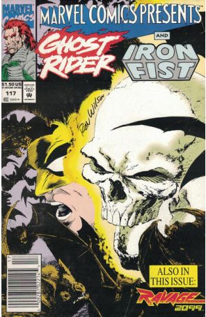 Marvel Comics Presents 117 (Newsstand) published by Marvel with cover art by Steve Lightle and Sam Kieth