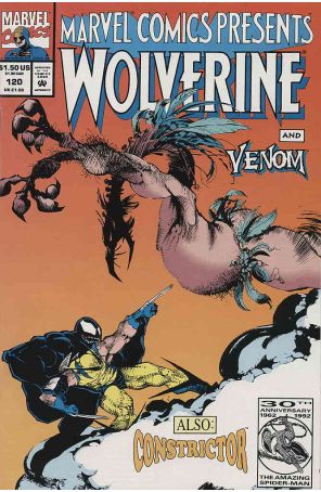 Marvel Comics Presents 120 published by Marvel with cover art by Sam Kieth and Joe Madureira