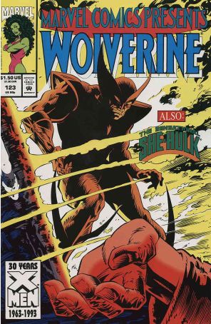 Marvel Comics Presents 123 published by Marvel with cover art by James W. Fry III and Steve Lightle