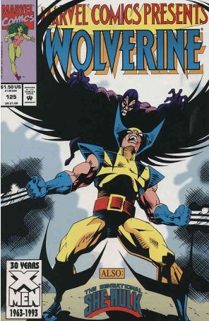 Marvel Comics Presents 125 published by Marvel with cover art by James W. Fry III and Steve Lightle
