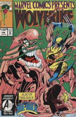 Marvel Comics Presents 126 published by Marvel with cover art by James W. Fry III and Steve Lightle