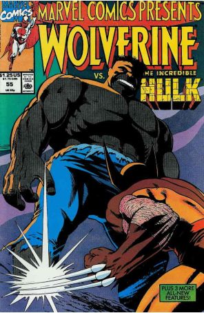 Marvel Comics Presents 55 published by Marvel with cover art by June Brigman