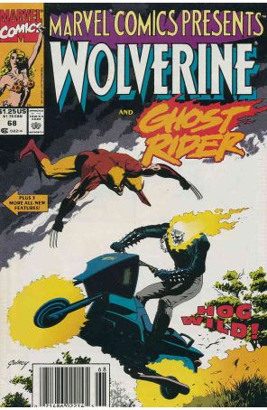 Marvel Comics Presents 68 (Newsstand) published by Marvel with cover art by Paul Gulacy
