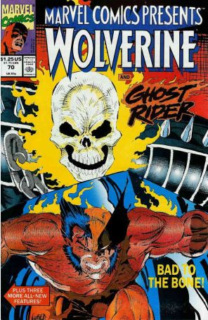 Marvel Comics Presents 70 published by Marvel with cover art by Rob Liefeld