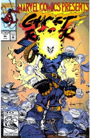 Marvel Comics Presents 99 published by Marvel with cover art by Sam Kieth