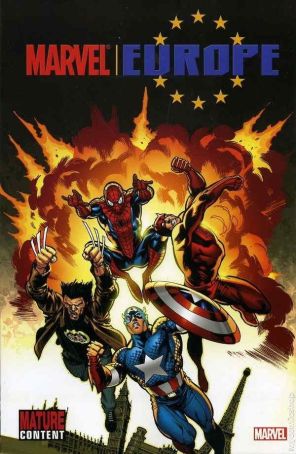 Marvel Europe TPB 1 published by Marvel with cover art by Staz Johnson