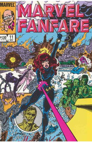 Marvel Fanfare 11 published by Marvel with cover art by George Pérez and Sandy Plunkett