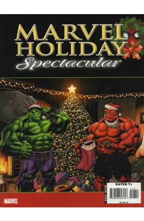 Marvel Holiday Spectacular Magazine 1 published by Marvel with cover art by Ed McGuinness