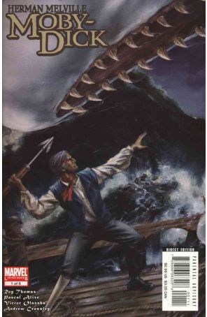 Marvel Illustrated: Moby Dick 1 published by Marvel with cover art by John Watson