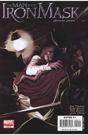 Marvel Illustrated: The Man in the Iron Mask 2 published by Marvel with cover art by Marko Djurdjevic