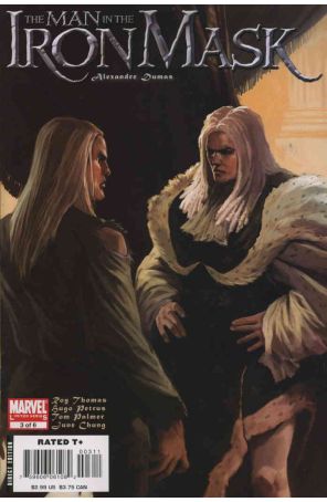 Marvel Illustrated: The Man in the Iron Mask 3 published by Marvel with cover art by Marko Djurdjevic