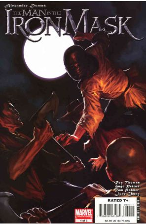 Marvel Illustrated: The Man in the Iron Mask 4 published by Marvel with cover art by Marko Djurdjevic