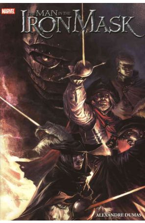 Marvel Illustrated: The Man in the Iron Mask TPB HC 1 published by Marvel with cover art by Marko Djurdjevic