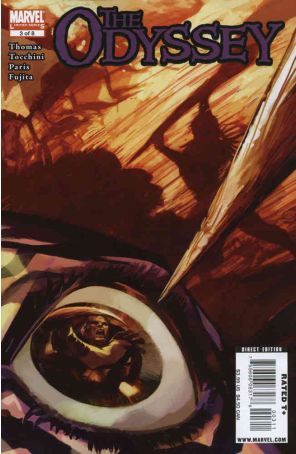 Marvel Illustrated: The Odyssey 3 published by Marvel with cover art by Greg Tocchini